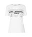 T-shirt Motif/style Logo Femme Blanc Karl Lagerfeld-2