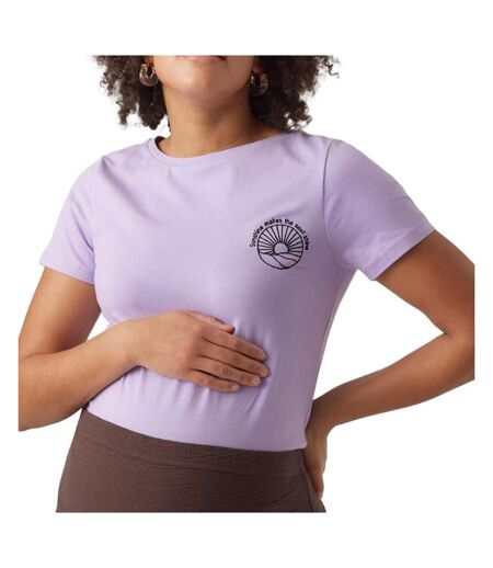 T-Shirt Mauve Femme Mamalicious Meryl - L