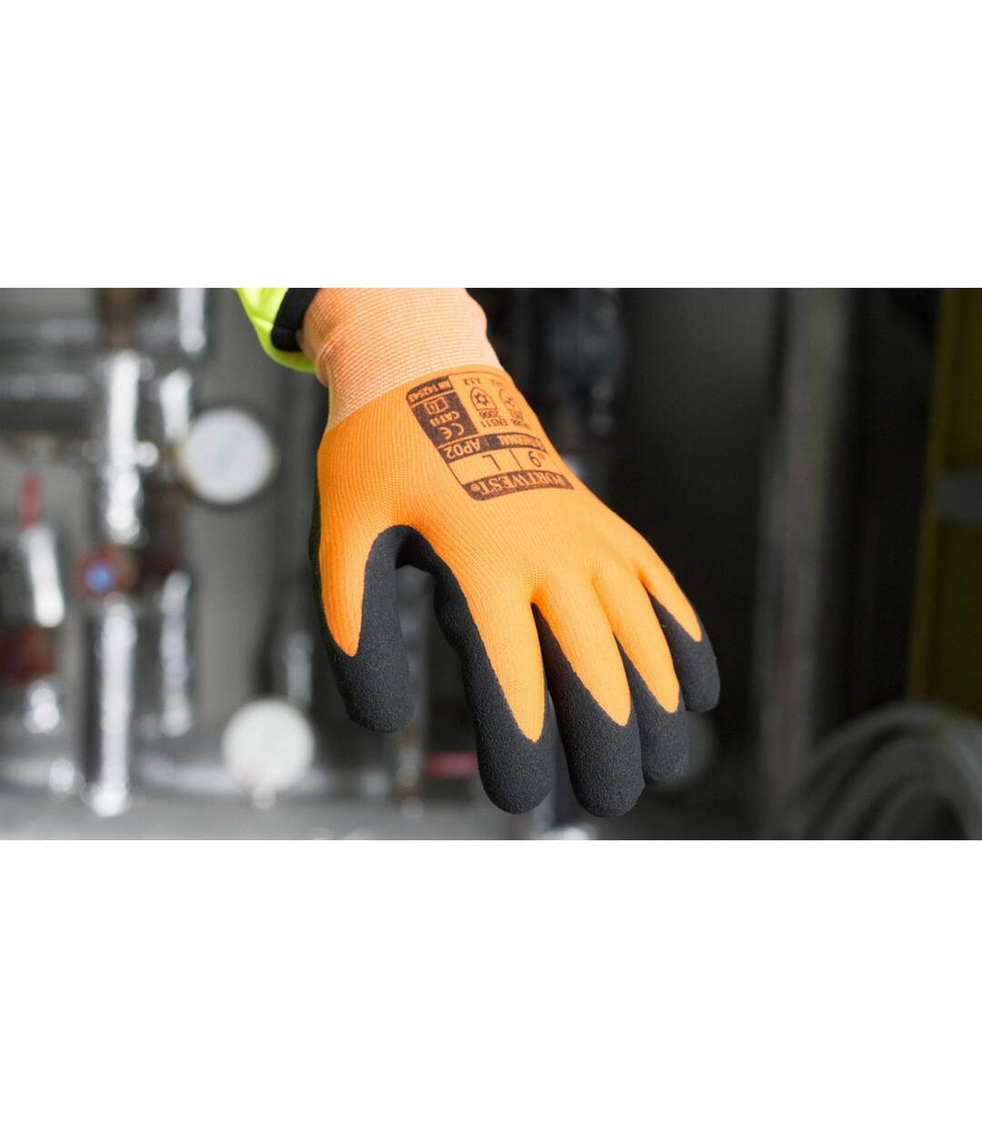 Gants ap02 thermo pro ultra adulte 2xl orange / noir Portwest-3