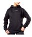Womens/ladies Hoodie Black Generic-2