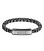Mens Devon Black Ion Plating Bracelet One Size Black Boss-1