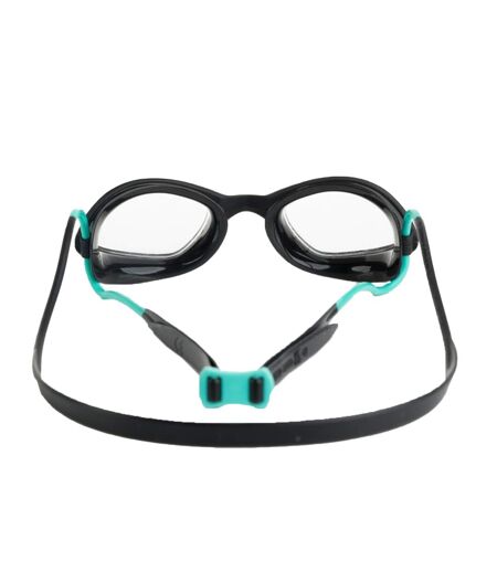 Lunettes de natation tiger snr adulte noir / turquoise vif / transparent Zoggs