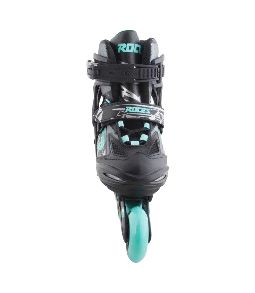 Patins À Roulettes Alignées Moody Tif Fille 30,5-34,5 Fr Noir Bleu Roces-4