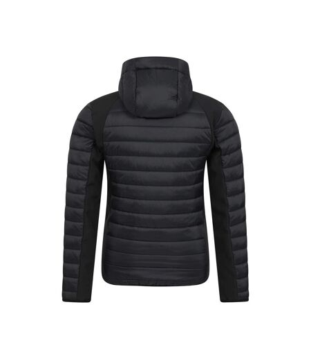 Mens Turbine Ii Softshell Padded Jacket Jet Black Mountain Warehouse