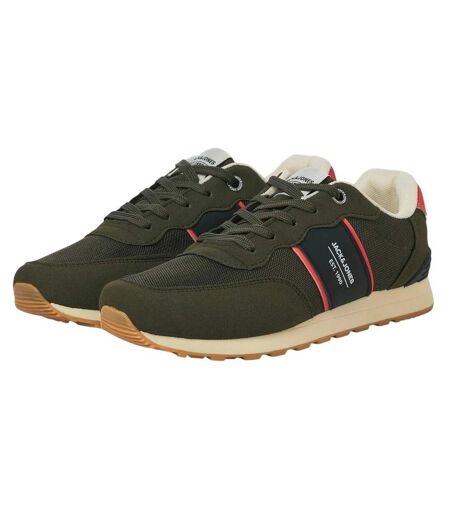 Mens Spirit Runner Trainers Olive Night Jack And Jones
