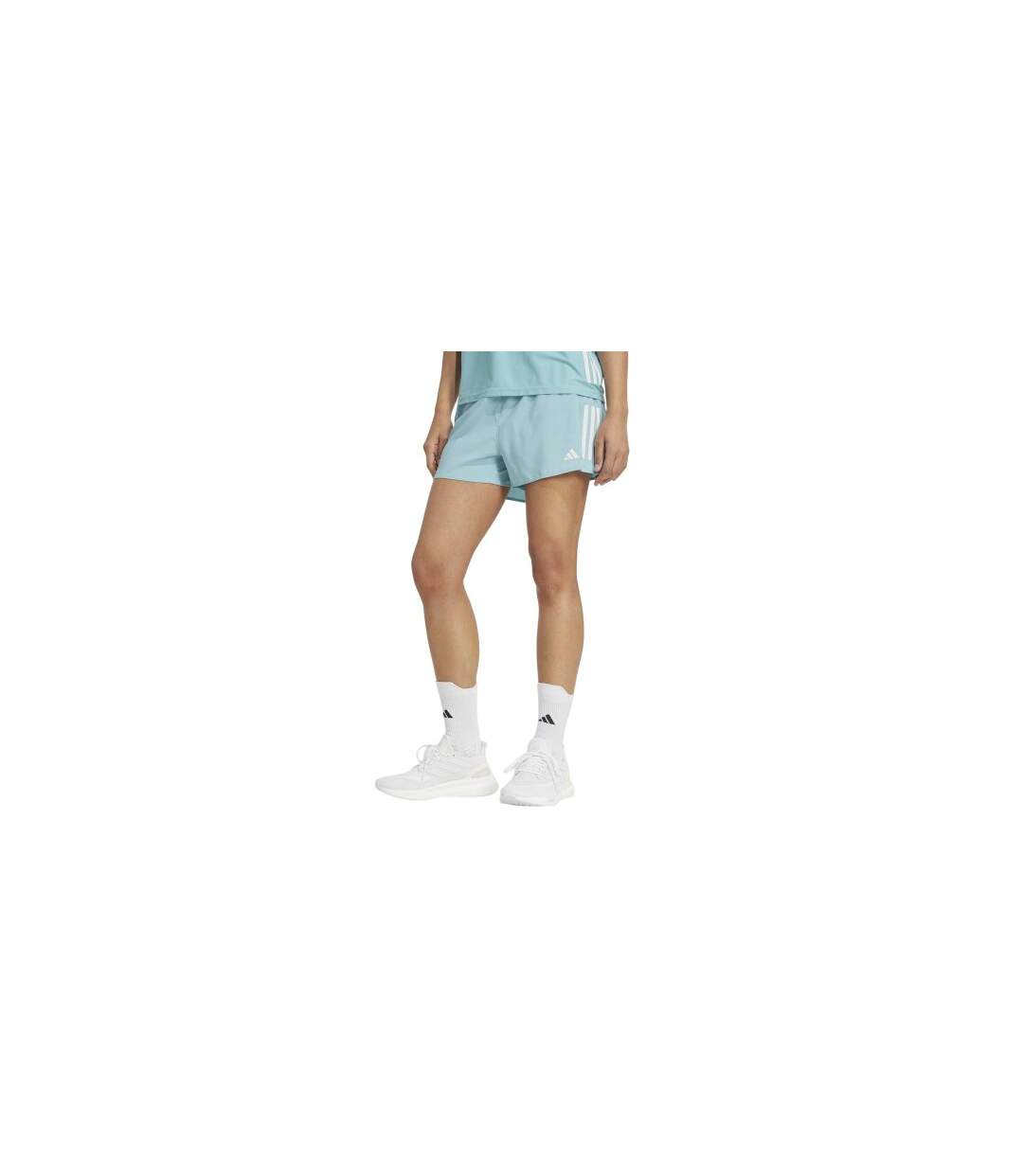 Short De Course Own The Run Femme Turquoise Pâle Adidas-1