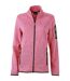 Veste zippée polaire - femme - JN761 - rose
