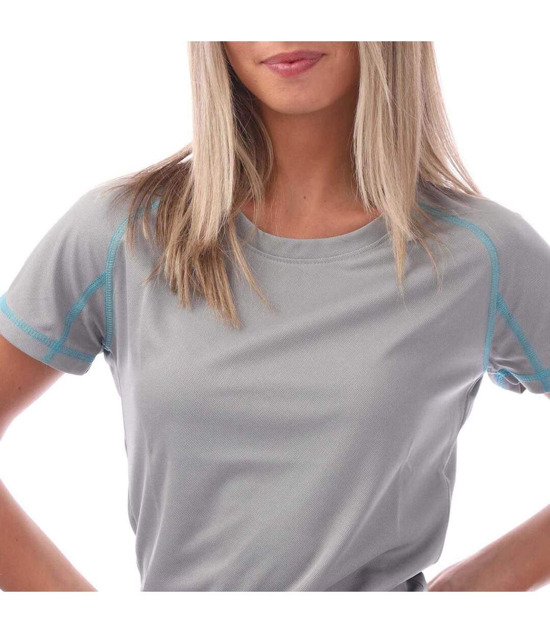 T-shirt Viktoria Active Adulte Gris Trespass-4