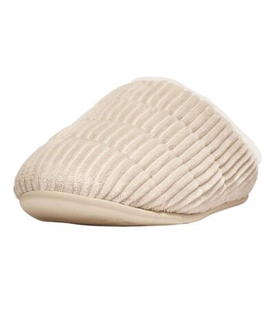 Chaussons chrissie femme blanc cassé FitFlop