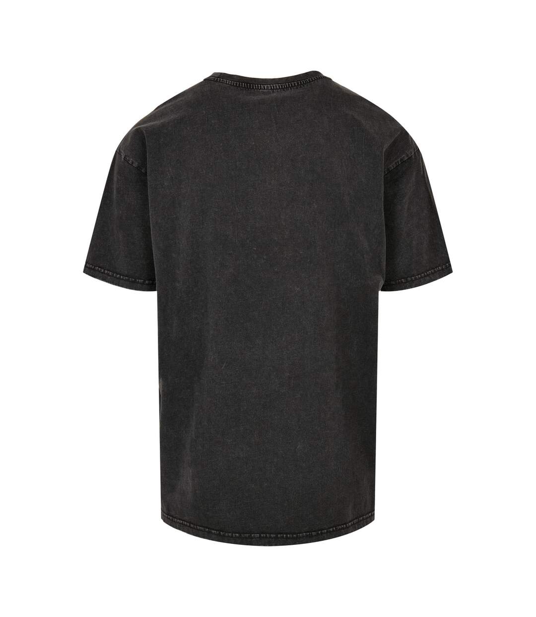 T-shirt Motif/style Délavé À L'acide Adulte Noir Build Your Brand-2