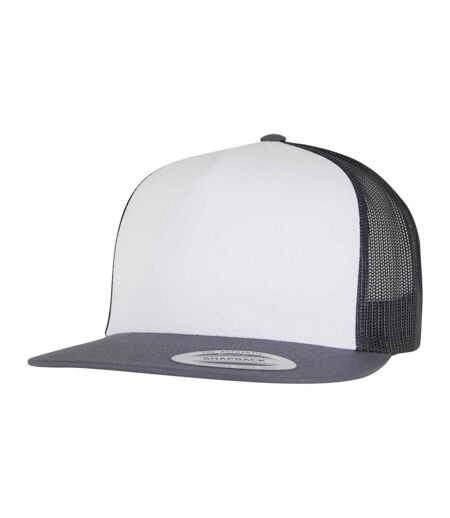 Casquette Trucker Motif/style Uni Classic Adulte Bleu Marine Blanc Bleu Marine Foncé Flexfit