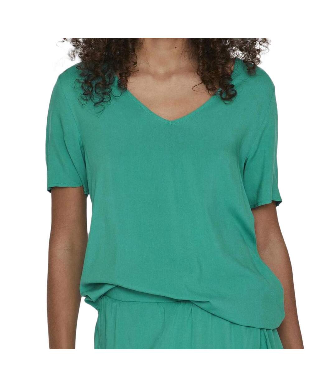 T-Shirt Vert Femme Vila Vipaya - 36-1