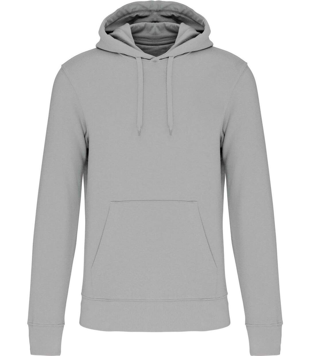 Sweat à capuche écoresponsable - Homme - K4027 - gris snow