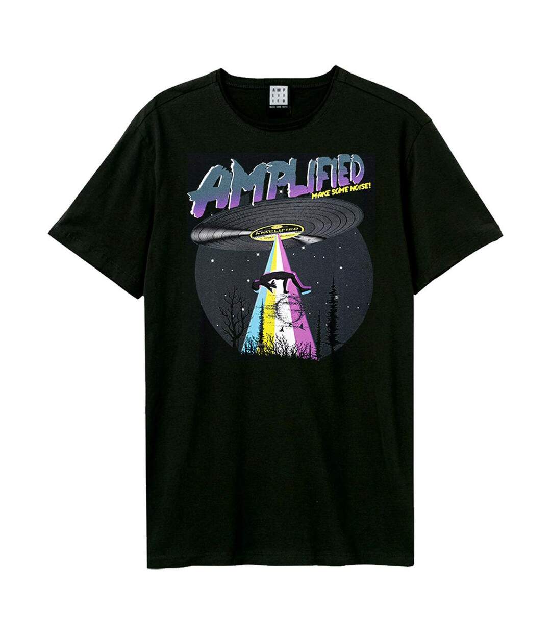 T-shirt recorded abduction adulte noir Amplified-1