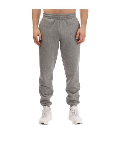 Mens Logo Cuffed Ankle Jogging Bottoms Grey Puma