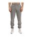 Mens Logo Cuffed Ankle Jogging Bottoms Grey Puma-1
