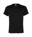 T-shirt slam homme noir uni Roly