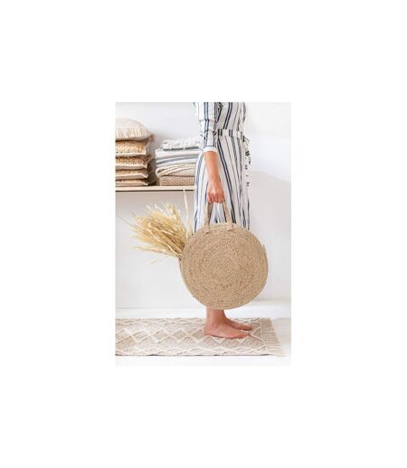 Sac de Plage Rond Milo 58cm Naturel