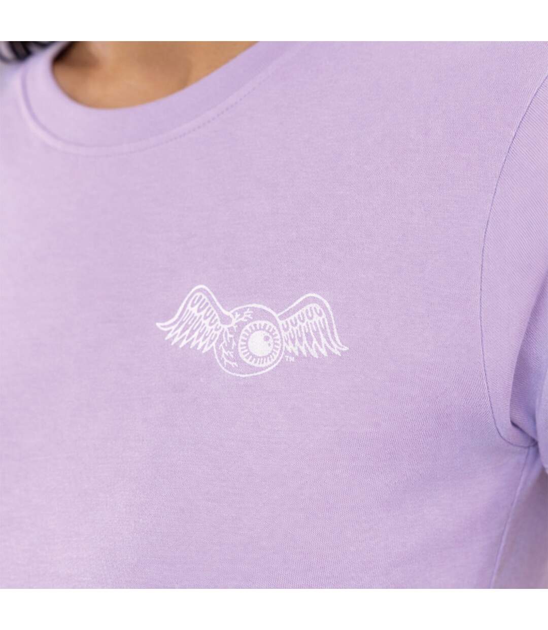 T-shirt femme col rond print devant et dos April Vondutch-2