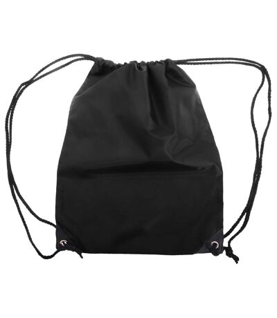 Shugon Stafford Plain Drawstring Tote Bag - 13 Liters (Black) (One Size)