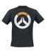 T-shirt Motif/style Symbole Homme Noir Blanc Jaune Overwatch-2