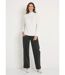 Pull chaud raglan col montant moucheté-3