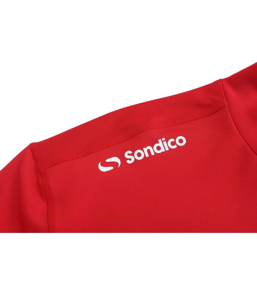 Mens Mock Neck Base Layer Top Red Sondico-4