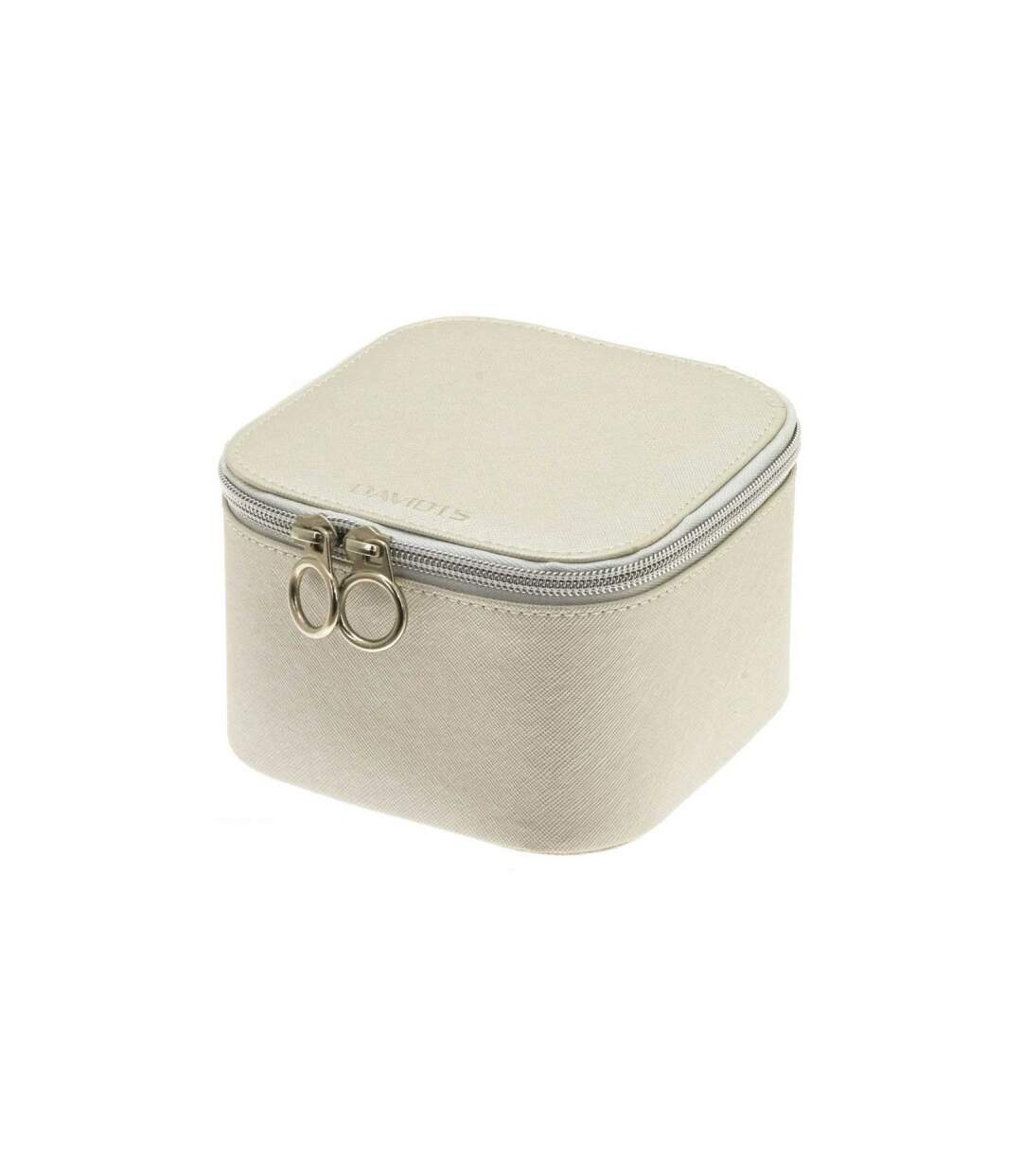 Davidts - Coffret à bijoux carré Zip'n go - beige - 7615