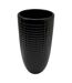 Vase Déco en Céramique Quadri 27cm Noir-1
