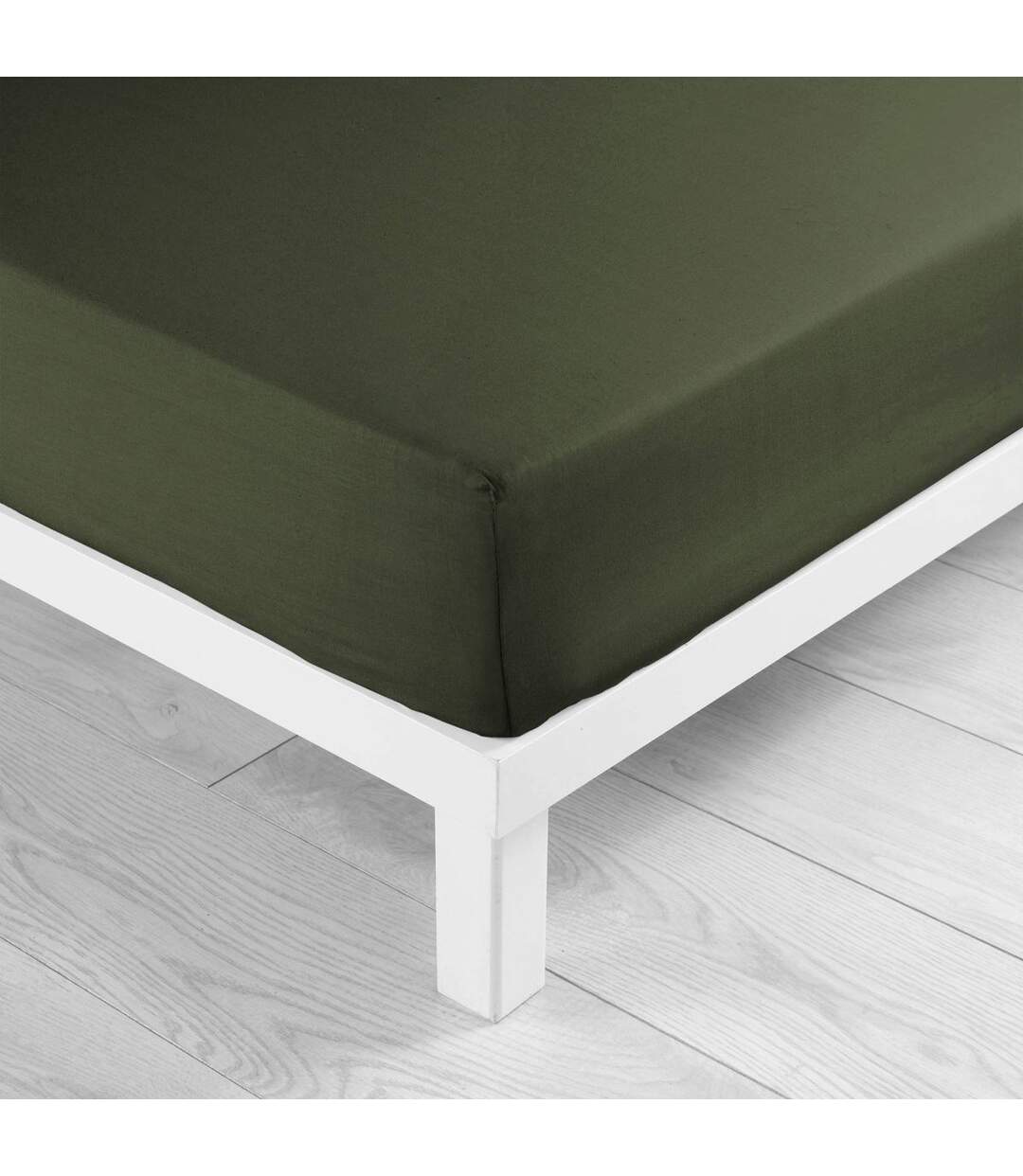 Drap Housse Microfibre Oscar 140x190cm Kaki-2