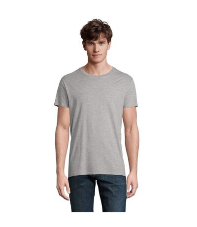 Mens Crusader Organic T-shirt Grey Marl SOLS
