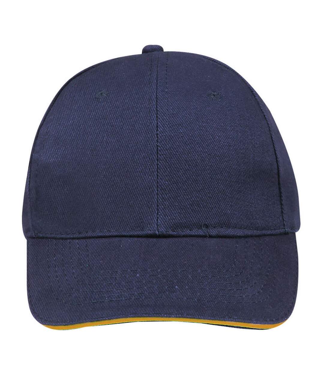 Casquette De Baseball Buffalo Bleu Marine Français Orange Néon SOLS-1