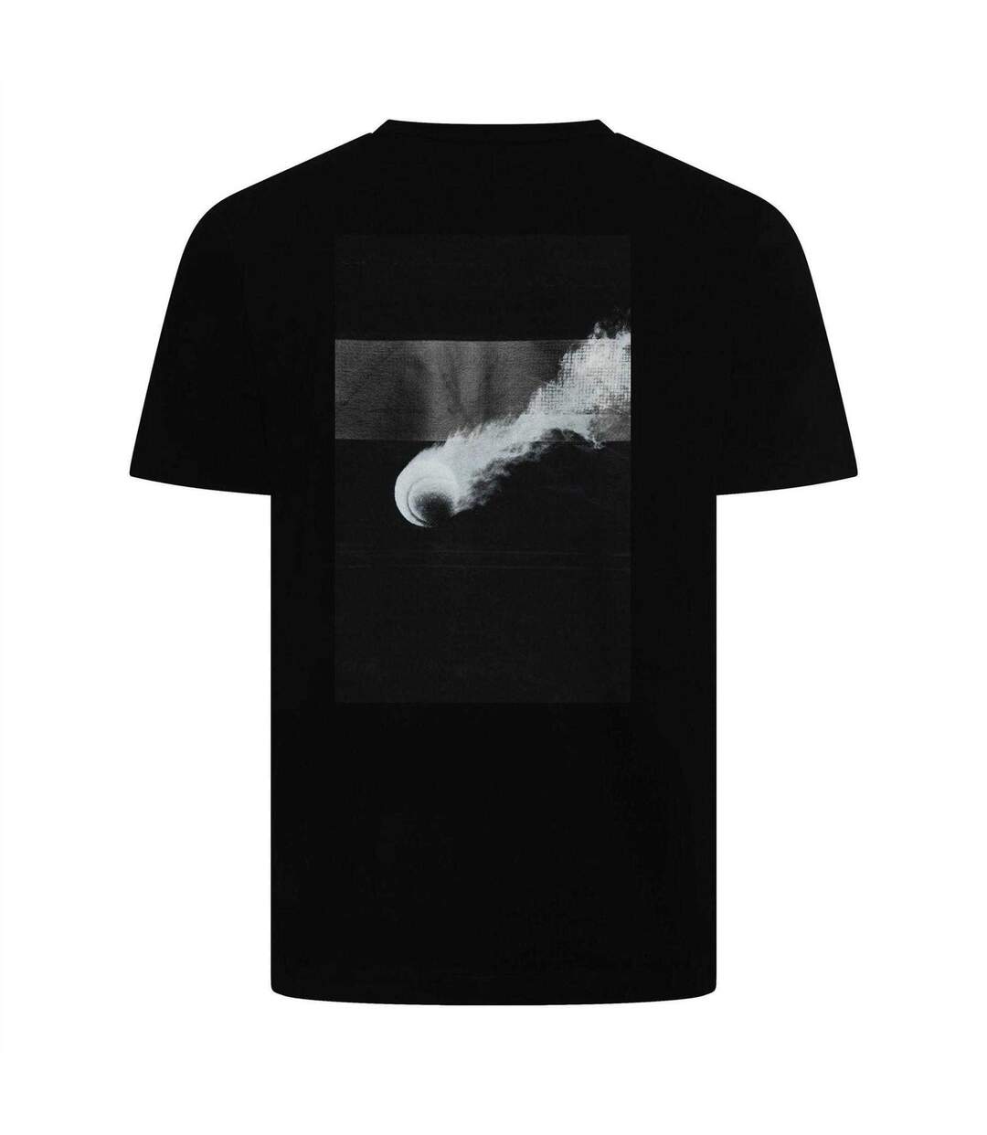 Mens Join Back Print Classic Short-sleeved Polo Shirt Black Boss-2