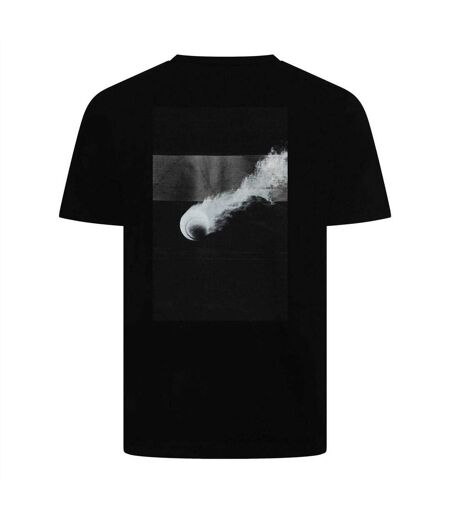 Mens Join Back Print Classic Short-sleeved Polo Shirt Black Boss