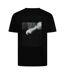 Mens Join Back Print Classic Short-sleeved Polo Shirt Black Boss-2