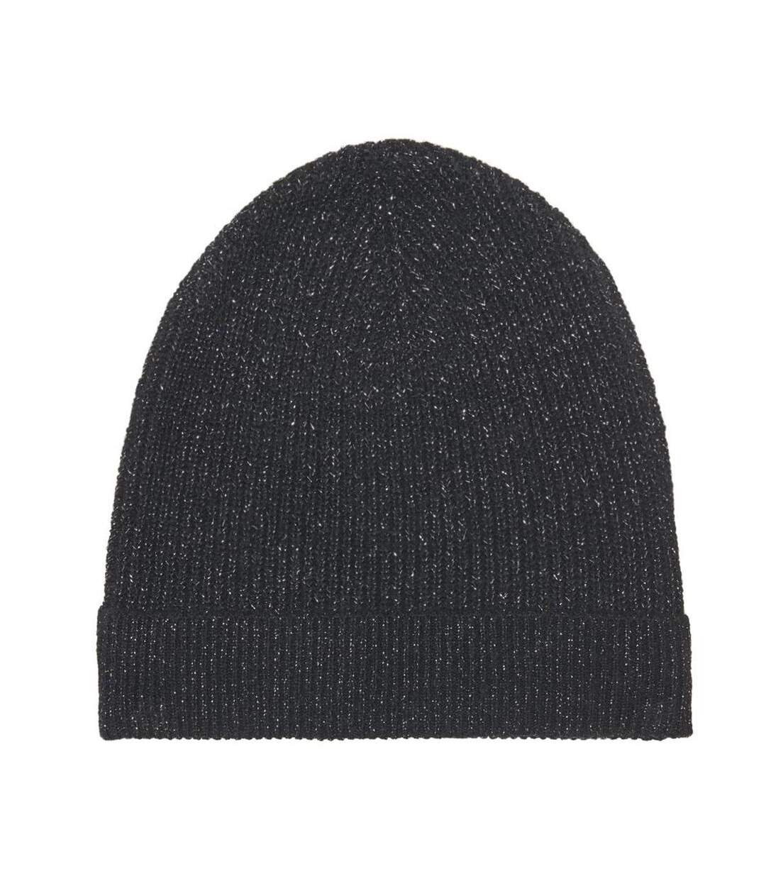 Bonnet noir femme jdy rue glitter-1