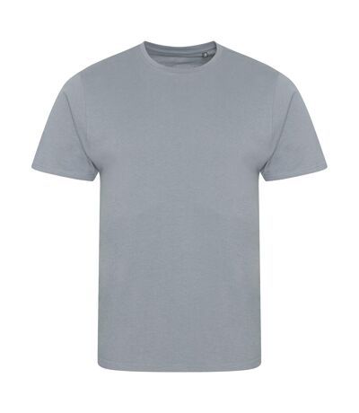 Mens cascade ecologie organic t-shirt heather grey Awdis