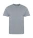 Mens cascade ecologie organic t-shirt heather grey Awdis