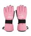 Womens/ladies Powder Ski Gloves Black Pink Gul-1