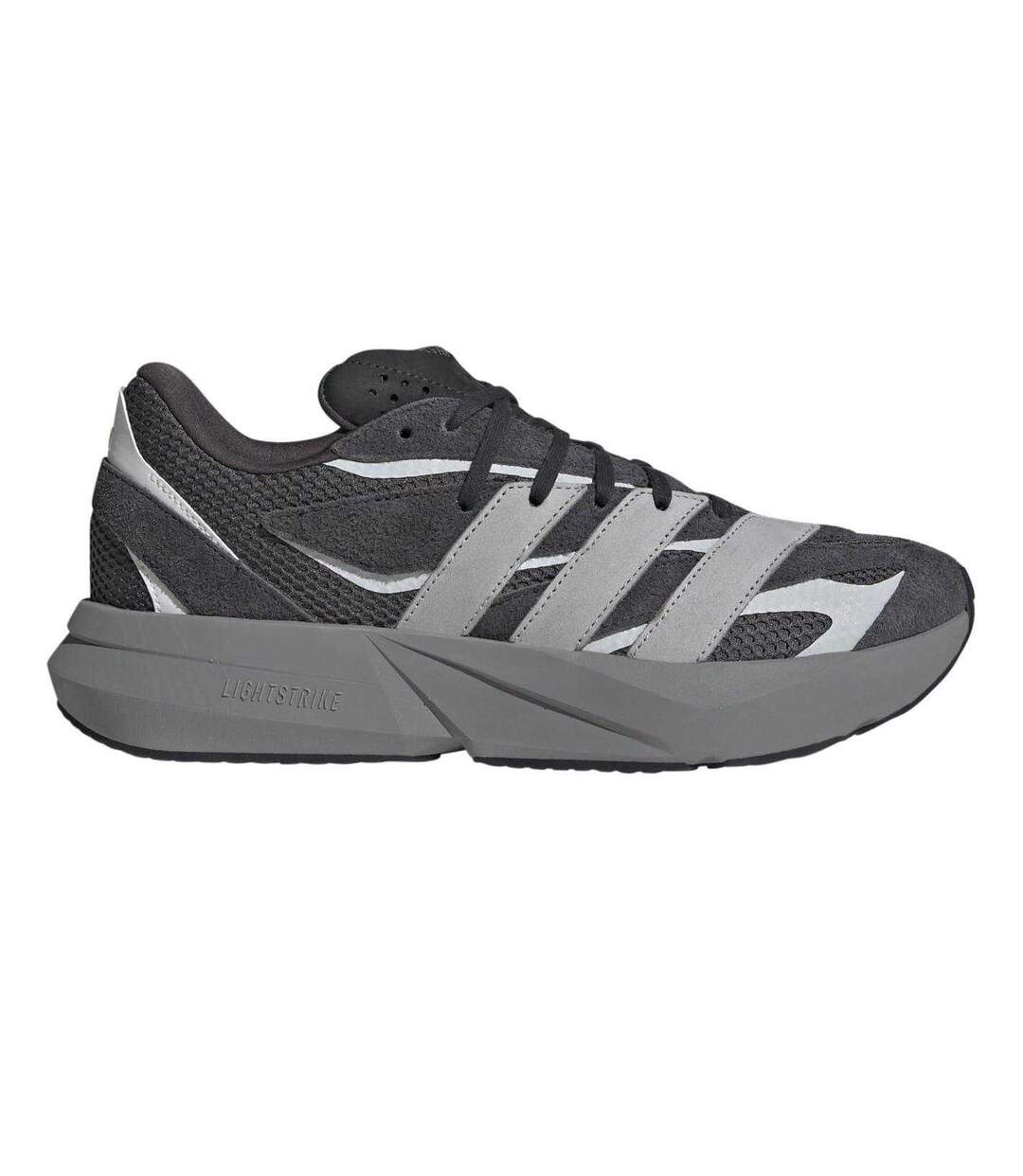 Baskets Lightblaze Homme Noir Carbone Gris Blanc Adidas-1