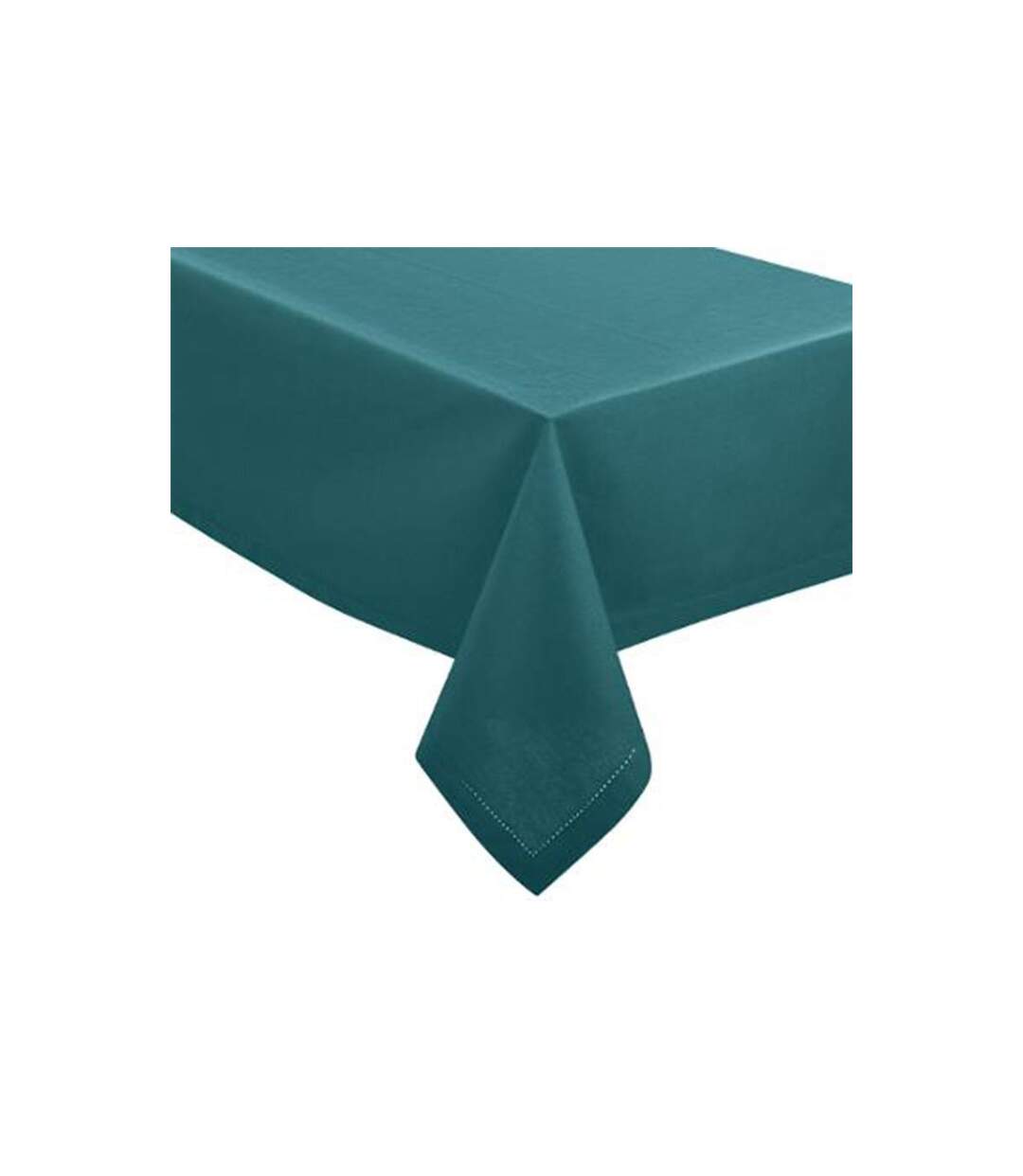 Nappe Rectangulaire Chambray 140x240cm Bleu-1