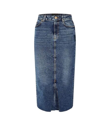 Jupe Droite Femme Bleu Pieces