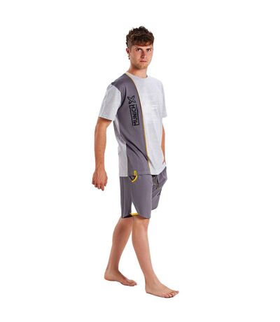 Men's short-sleeved and round neck pajamas MUEH0252