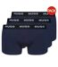 Lot De 3  Boxers Homme Bleu Marine Hugo-2