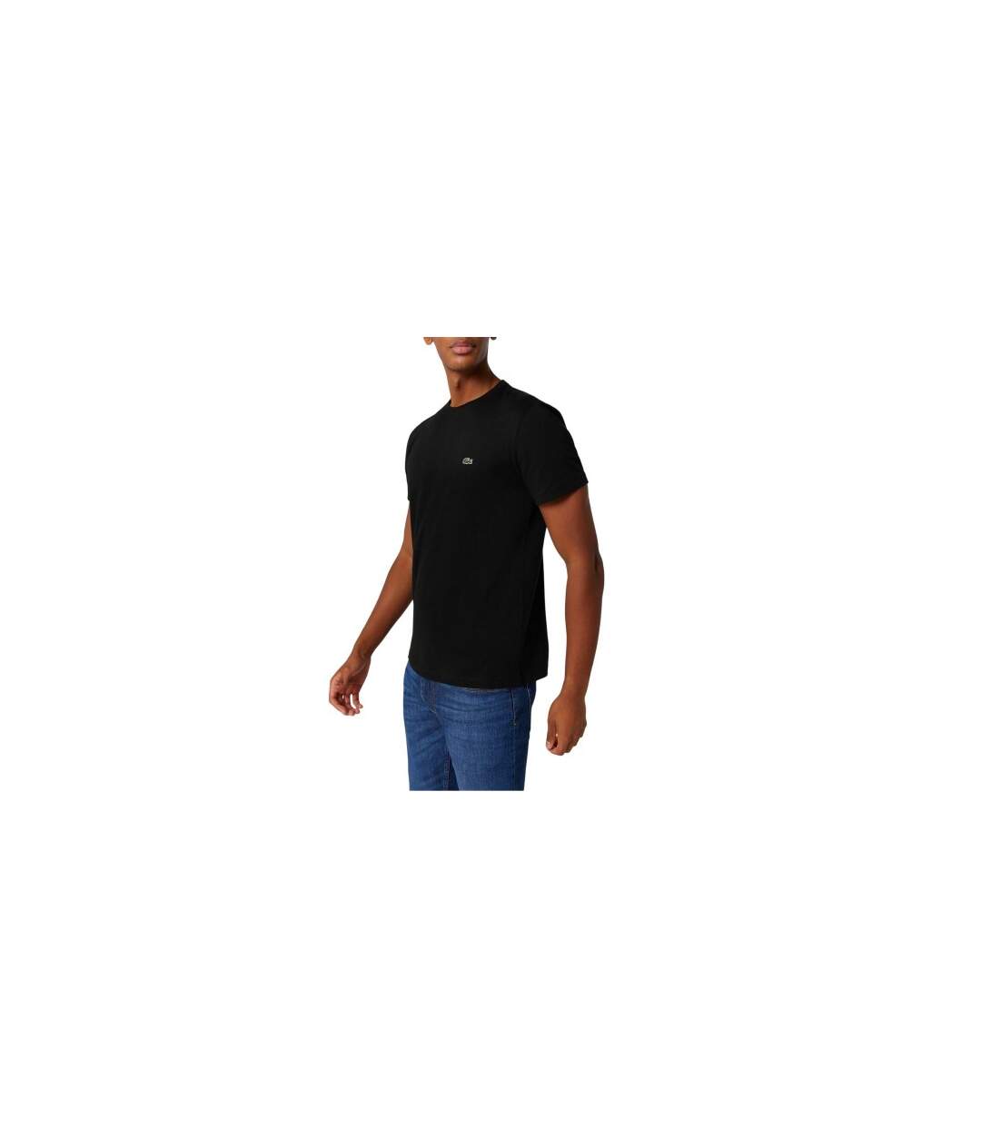 T-shirt Motif/style Logo Homme Noir Lacoste-1
