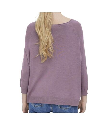 Pull violet femme vero moda nellie