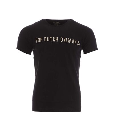 T-shirt Noir Homme Von Dutch Ghost