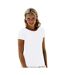 Fruit Of The Loom Ladies/Womens Lady-Fit Valueweight Short Sleeve T-Shirt (White)