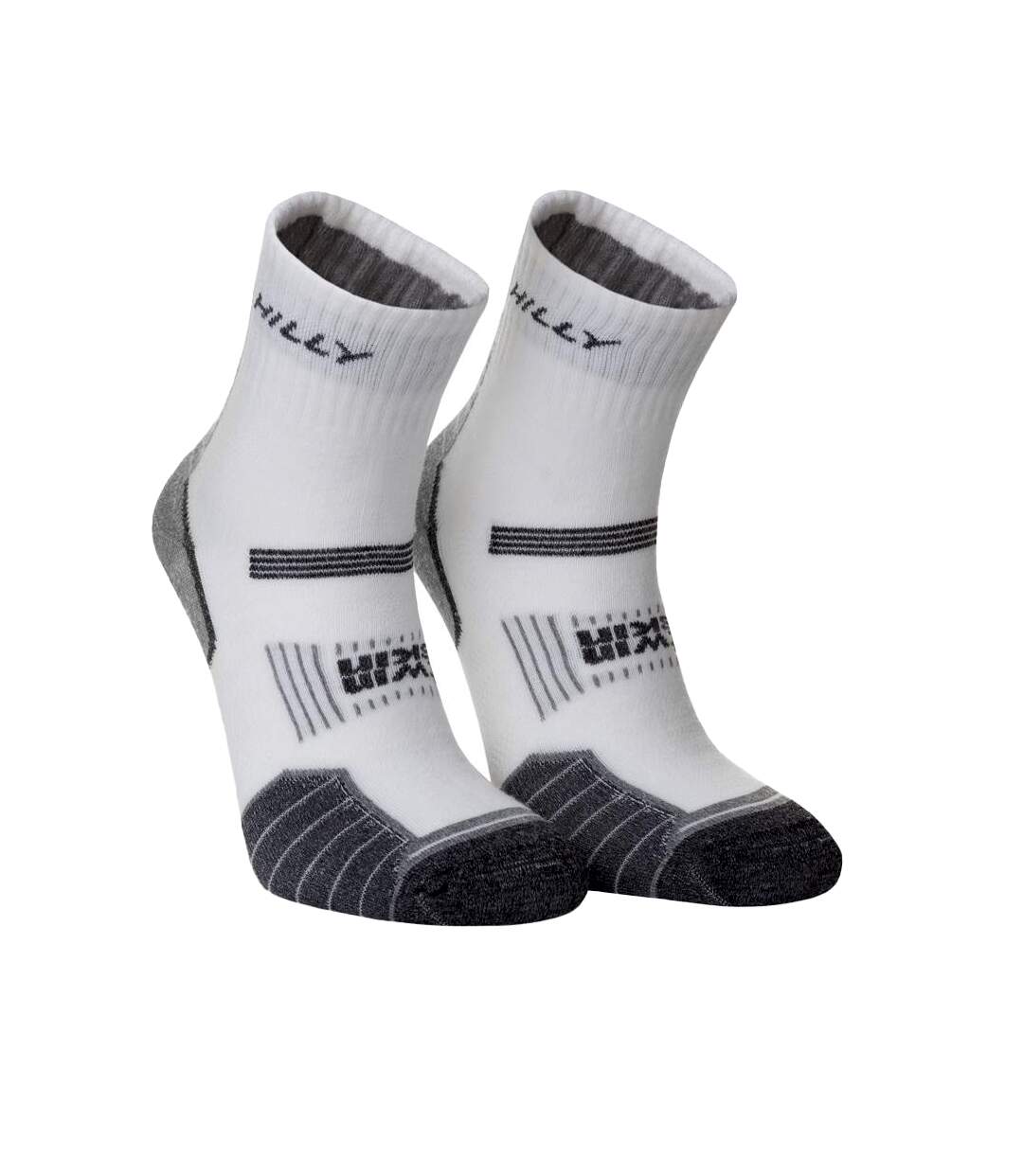 Mens double layered ankle socks white Hilly