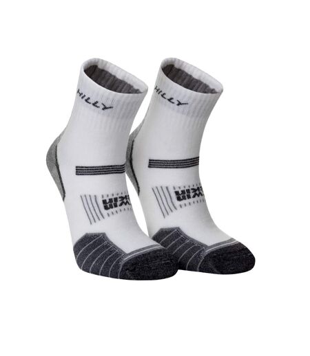Hilly Mens Double Layered Ankle Socks (White)